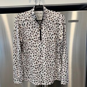Leopard Print Long Sleeve Shirt UV 50+ Cooling